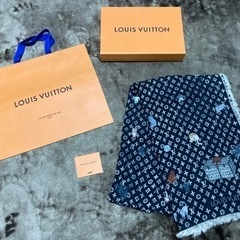 LOUIS VUITTON ルイ・ヴィトン 黒色 大判 ストール・エトール