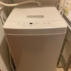 無印良品　洗濯機5kg(2019年製)