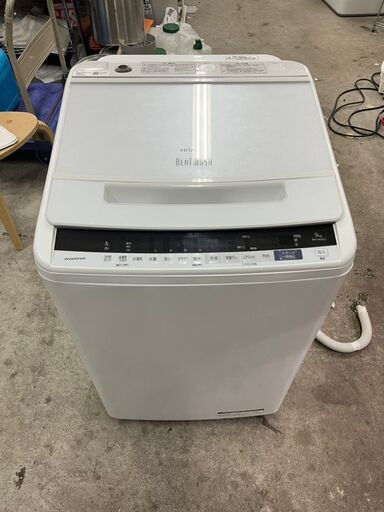 【A-365】日立 洗濯機 BW-V90EE7 2020年製 中古 激安 ファミリーサイズ 通電確認済