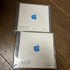 DVD-R ２枚　Apple