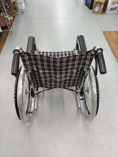 J038☆自走式☆折りたたみ車いす☆Nissin