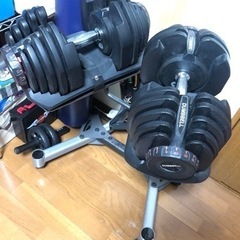 可変式ダンベル　40kg × 2個　スタンド　ラックセット