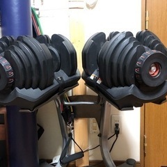 可変式ダンベル　40kg × 2個　スタンド　ラックセット