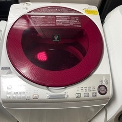 【ネット決済・配送可】SHARP 電気洗濯乾燥機　8kg