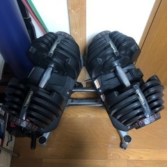 可変式ダンベル　40kg × 2個　スタンド　ラックセット
