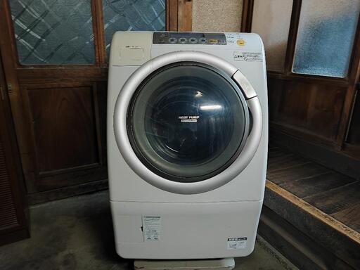 【値下げ可】【PayPay決済・配送可】パナソニック　ドラム式　洗濯乾燥機　9.0kg　NA-VR2500L　08年製　ヒートポンプ搭載　ななめ型　左開き