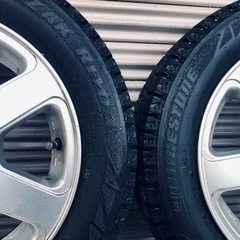 冬タイヤ ホンダ本田ビート用アルミ付きスタッドレス 1台分