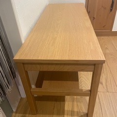 無印 MUJIオーク材を使用したダイニングベンチ