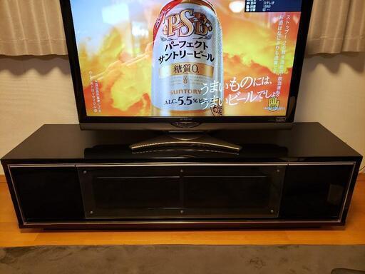 大川家具購入 テレビボード 170 高級モダン ブラック