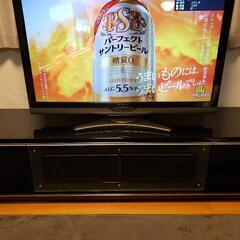 大川家具購入 テレビボード 170 高級モダン ブラック