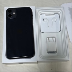 【画面割れあり】iPhone 11 ブラック 128 GB SI...