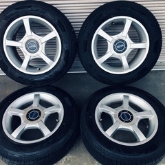 冬タイヤ 195/65R15 プリウス等用アルミ付きスタッドレス 4本組