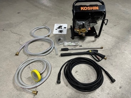 クリスマス値引]エンジン高圧洗浄機 工進JCE-1408U 注文 中古実働品 