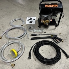 [クリスマス値引]エンジン高圧洗浄機　工進JCE-1408U 中古実働品