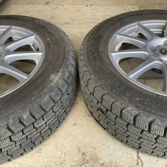 バリ溝　国産スタッドレスタイヤ　日本製　GOODYEAR 215/60/16 ガレージ内保管pcd114.3