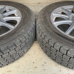 バリ溝　国産スタッドレスタイヤ　日本製　GOODYEAR 215/60/16 ガレージ内保管pcd114.3