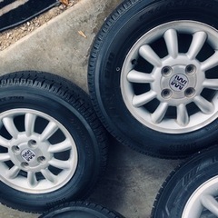 冬タイヤ 155/80R13 軽自動車用アルミ付きスタッドレス バリ山4本組