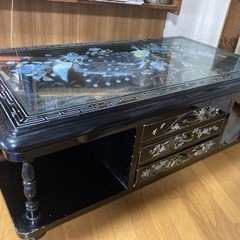 テーブル 螺鈿 楽天市場】螺鈿細工 座卓 鳥 座卓 夜光貝 ガラス ちゃぶ台 ロー