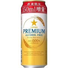 【ノンアルビール】サッポロ　プレミアムアルコールフリー　増量缶　18本