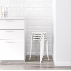 丸椅子　イス　ホワイト　54脚（バラ売り相談可）