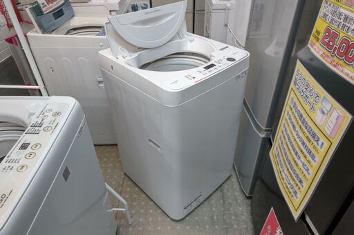 SHARP 5.5kg 全自動洗濯機 保証有り【愛千142】