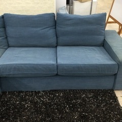 【✨ゆったりサイズ❗️人気ブランド❗️ブルー系❗️組み換えOK❗️✨】定価¥92,990円が何とこの価格！！ IKEA/イケア 3Pカウチソファ