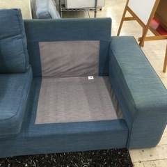 【✨ゆったりサイズ❗️人気ブランド❗️ブルー系❗️組み換えOK❗️✨】定価¥92,990円が何とこの価格！！ IKEA/イケア 3Pカウチソファ