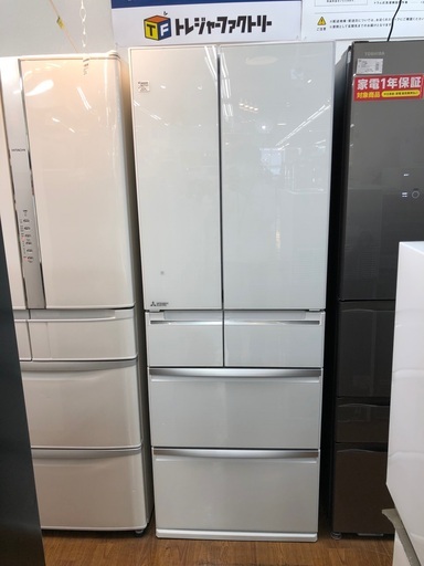6ドア冷蔵庫　MITSUBISHI MR-WX52A-W1 2017年製