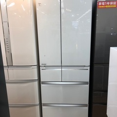 6ドア冷蔵庫 MITSUBISHI MR-WX52A-W1 2017年製
