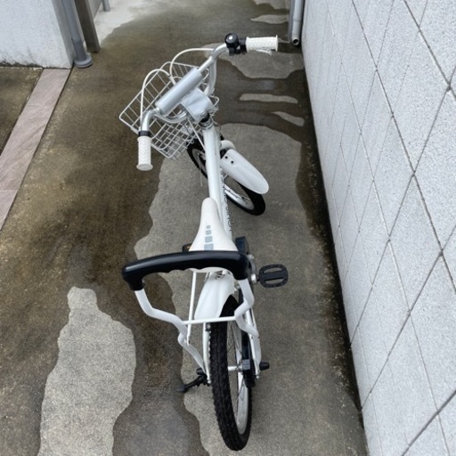 ルイガノ LOUIS GARNEAU j16 子供用自転車 ホワイト カゴ付き