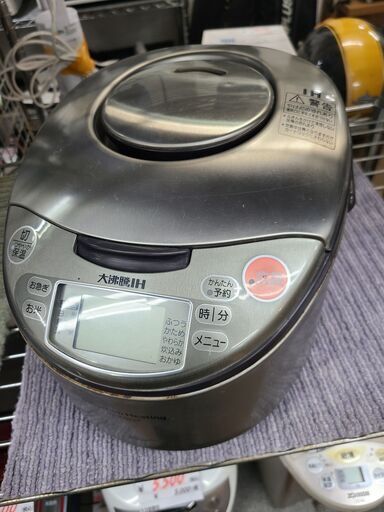 【リサイクルショップどりーむ天保山店】●5024●　三菱IHジャー炊飯器　2005年製　５合炊き／1.0L　NJ-GM10形　※釜キズあり　黒ニンニクなどの調理にピッタリ( ´艸｀)