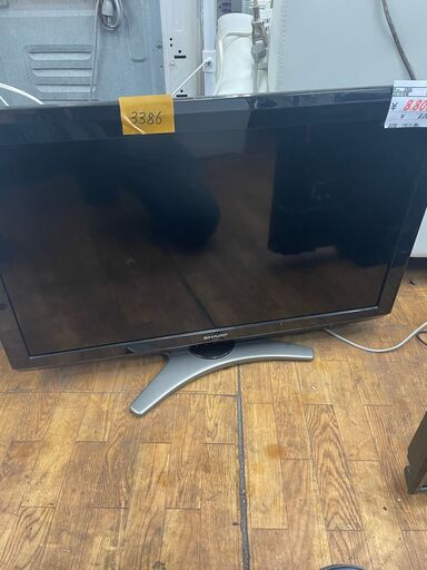 リサイクルショップどりーむ鹿大前店　No３３８６　液晶テレビ　SHARP　AQUOS　３２型　2010年製　リモコン無し(´;ω;｀)　動作確認OK♪