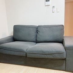 【お取引先決定しました】IKEA シーヴィク　2人掛けソファ　チ...