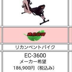 【決まりました】キャットアイ　リカンベントバイク　リカンベントエルゴサイザー　EC-3600