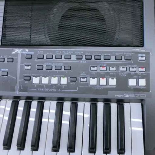 ヤマハ 電子キーボード PSR-S670 2017年製 61鍵盤 スタンド付き YAMAHA