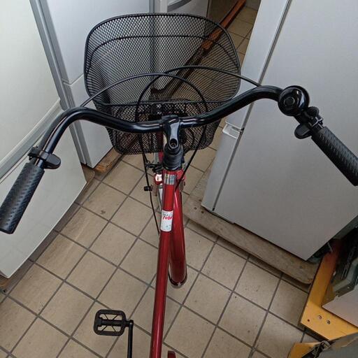★26インチの自転車　赤　美品です　