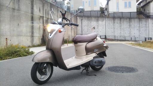 【配送可能\u0026整備済み】　ヤマハ　ビーノ　ブラウン　原付　バイク　50cc　スクーター