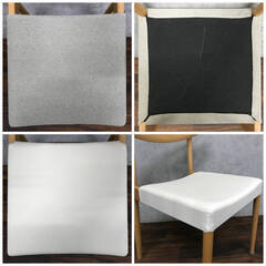 🔷🔶🔷pa2/73 K HIDA 飛騨産業 キツツキ 布張り ホワイトオーク チェア ダイニングチェア 椅子 イス 食堂椅子 インテリア 展示品🔷🔶🔷