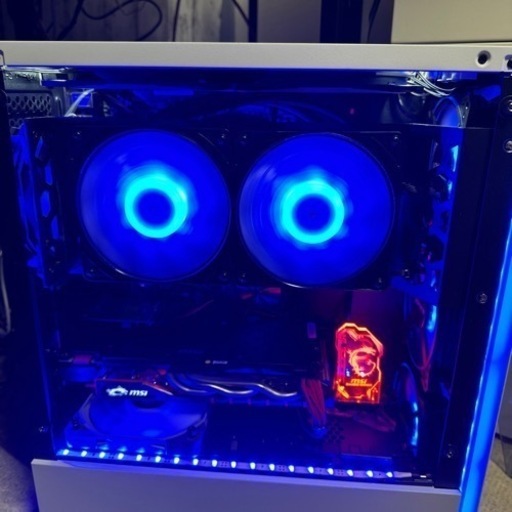 モニター付き】自作PC 簡易水冷 M.2SSDでサクサク動作 自作PC Core i7 