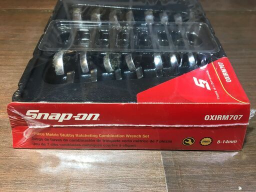 スナップオン　OXIRM707　コンビレンチセット　未使用　【ハンズクラフト宜野湾店】 スナップオン OXIRM707 コンビレンチセット 未使用 【ハンズクラフト宜