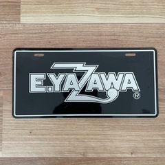 YAZAWA ナンバープレート　値下げしました。