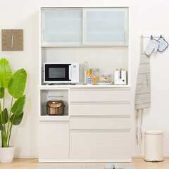 ニトリ　キッチンボード　ポスティア　120　おしゃれ　人気　ハイカウンター　大容量　ファミリータイプ　貝塚市　二色浜　