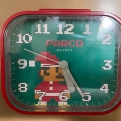 値下げ【非売品】PARCO マリオ　置き時計　レトロ