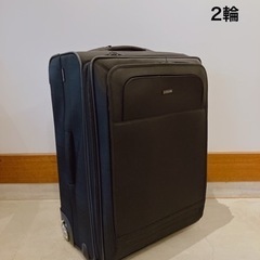 新品 中型2輪 ソフト スーツケース ブラック