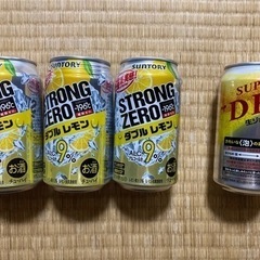 ストロングゼロダブルレモン、ビール