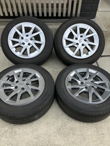 205/60R16 プリウスアルファ純正バリ山タイヤ付きホイール4本 ランクB
