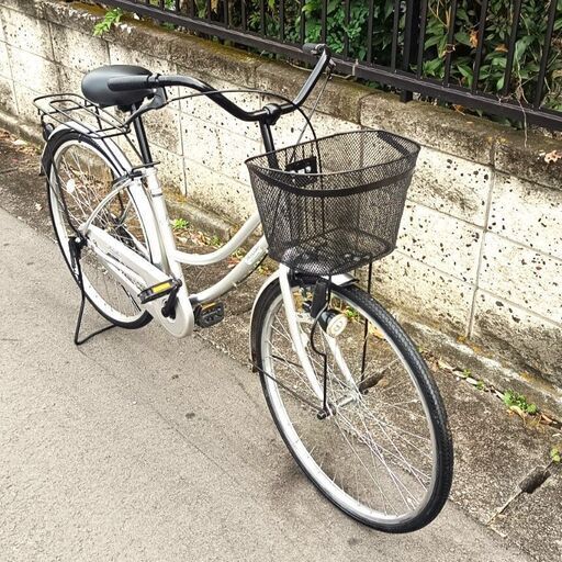 ★美品！お届け可！★ 26インチ 自転車 『Patio Box』シルバー