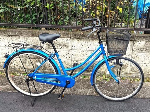 ☆美品！お届け可！☆ 26インチ 自転車 『Patio Box』ブルー① 街乗り
