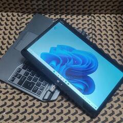 富士通 Q775/K 2in1 タブレットパソコン 若干ジャン バッテリー良好