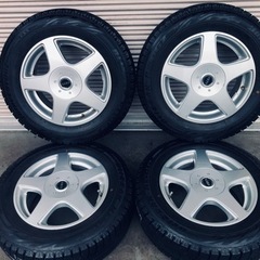 冬タイヤ 195/65R15 アルミ付スタッドレス バリ山4本組